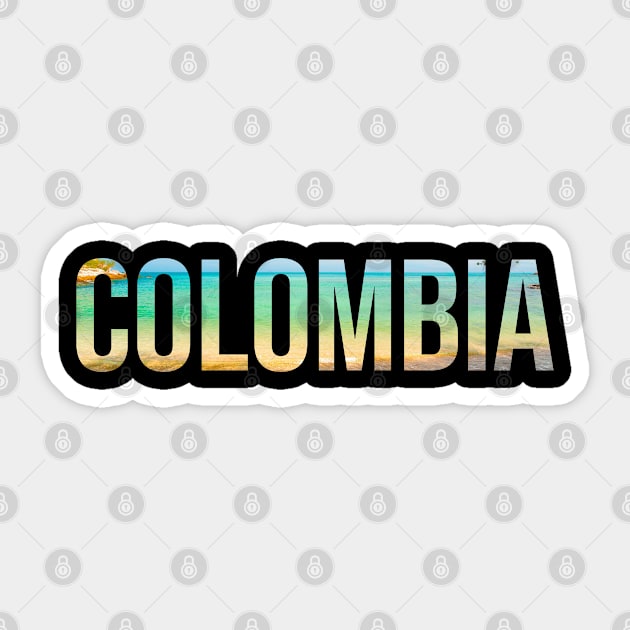 Colombia beach trip Sticker by SerenityByAlex